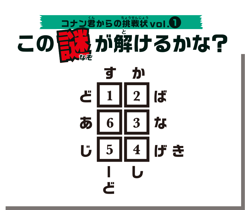 この謎が解けるかな？