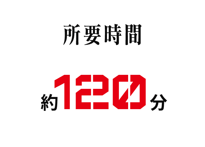所要時間約120分