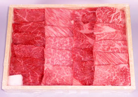三重県特産品　ブランド牛　松阪牛肩ロース・もも焼肉用400g入り