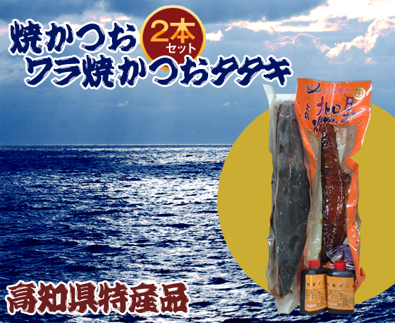 高知県特産品　本場高知の味 焼かつお・ワラ焼かつおタタキ