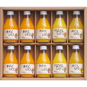 和歌山県特産品 100%ピュアジュース180ml 10本