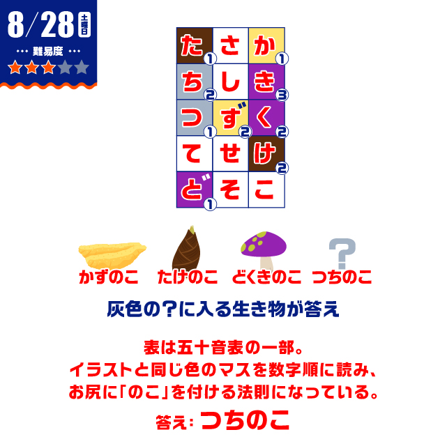 8/28の謎
