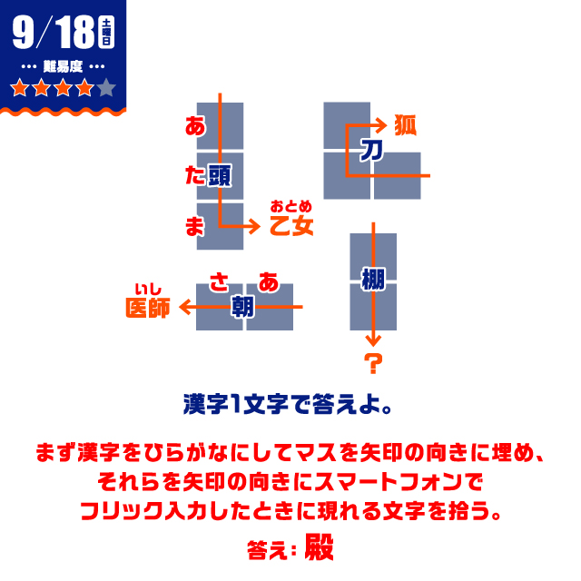 9/18の謎