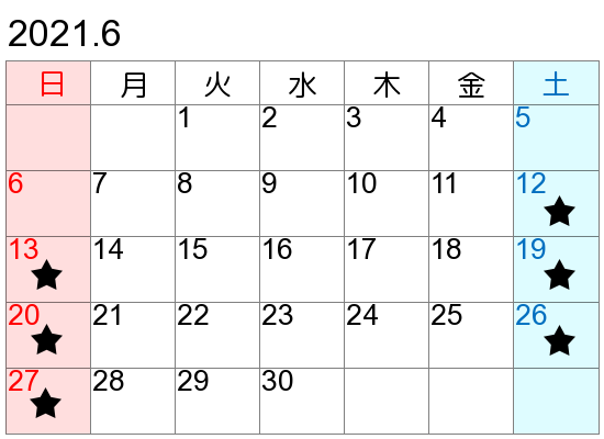 6月