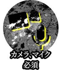 カメラ、マイク必須