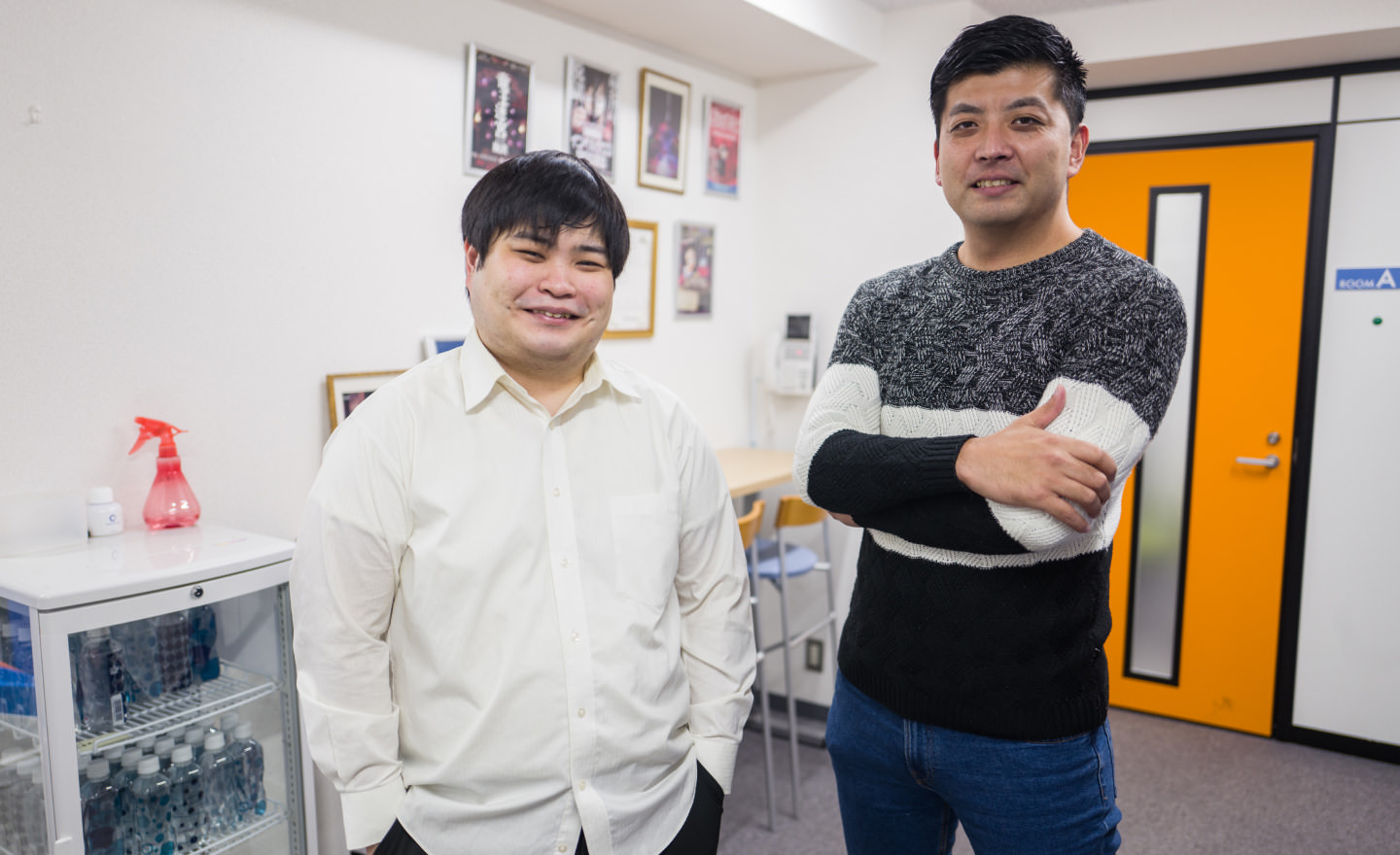 インタビューの様子