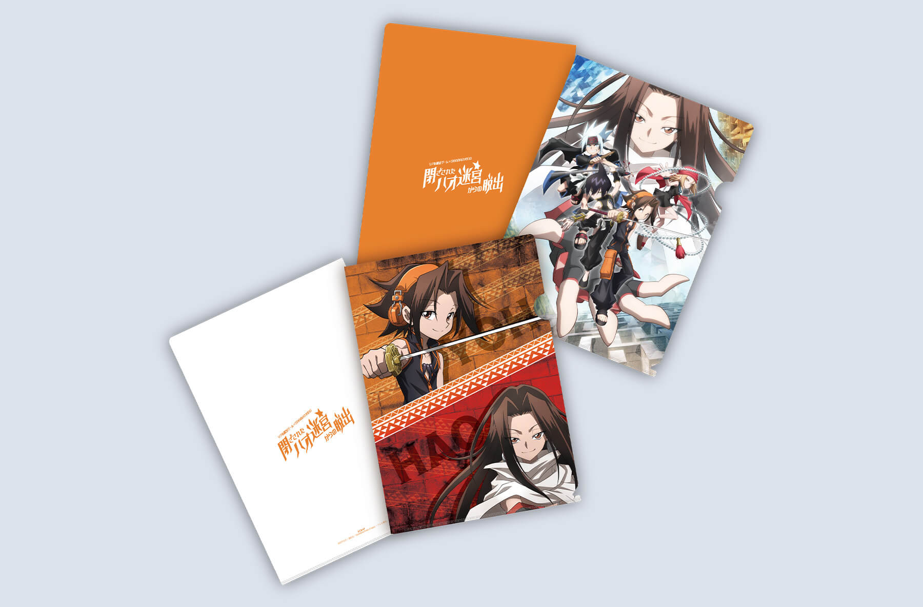 謎付きクリアファイル