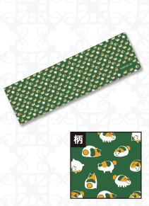 和テイスト てぬぐい＜ファットキャット＞